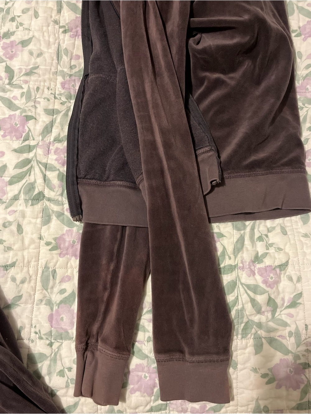 Juicy Couture Velour Hoodie Set - Charcoal - Picture 2 of 7